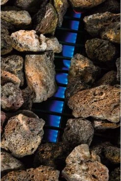 Halifax Gasbarbecue 5,5 KW - Buitenkeuken Met Lavasteen Grillplaat En Gaspit - 100x98 Cm -Keuken BBQ 802x1200