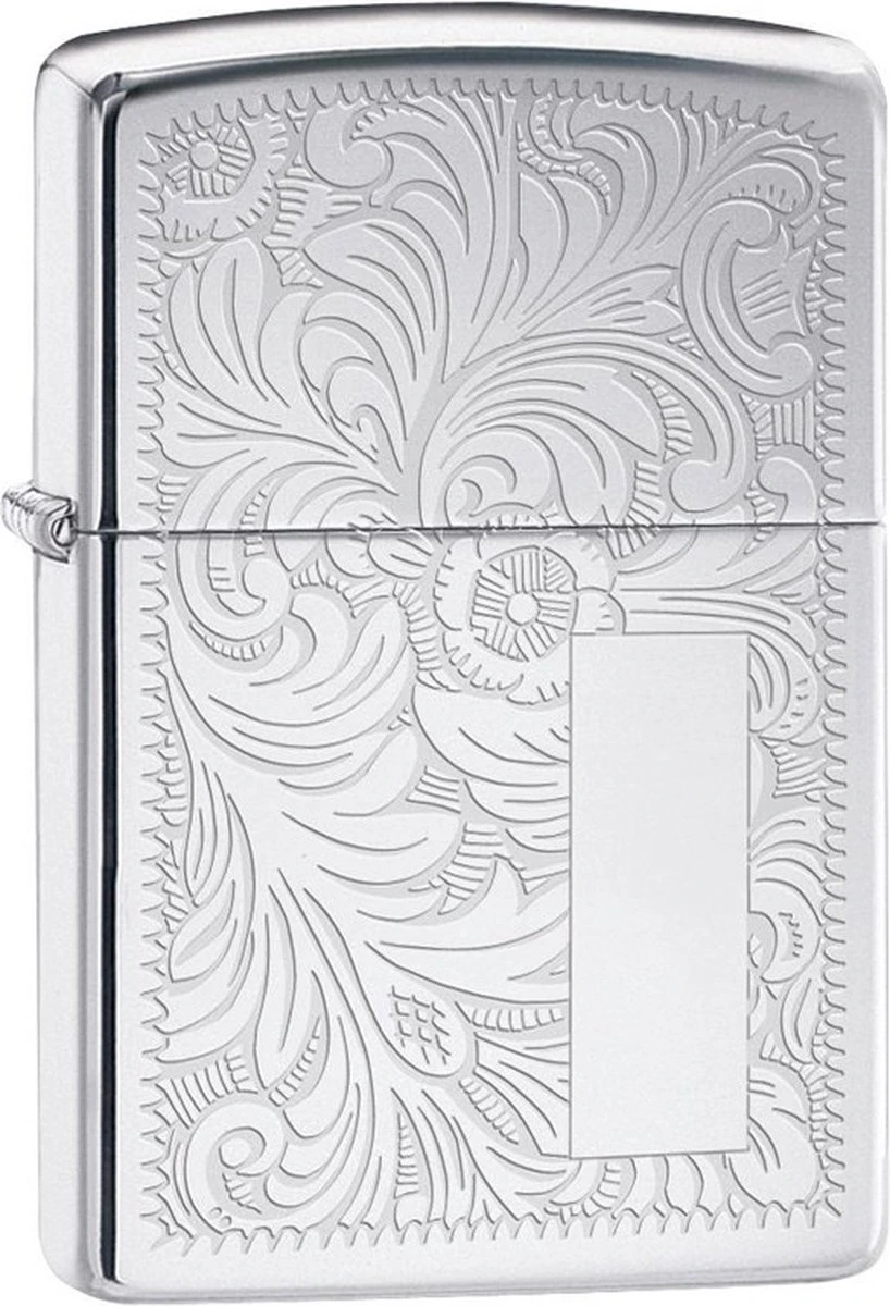 Zippo Aansteker Venetian Chroom 3 Zippo Aansteker Venetian Chroom