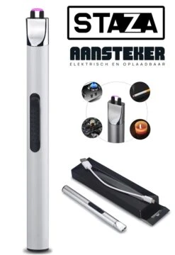 Staza Oplaadbare Lange Elektrische Aansteker - Duurzame Plasma Aansteker - Inclusief Cadeauverpakking - BBQ - Kaarsen 10 Staza Oplaadbare Lange Elektrische Aansteker - Duurzame Plasma Aansteker - Inclusief Cadeauverpakking - BBQ - Kaarsen -Keuken BBQ 824x1200 2