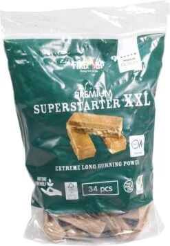 FIRE UP PREMIUM XXL SUPERSTARTERS 8 Zakken Van 34 ST -Keuken BBQ 832x1200
