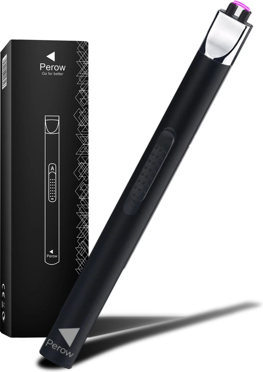 Oplaadbare Lange Elektrische Aansteker - Duurzame Plasma Aansteker - Inclusief Cadeauverpakking - BBQ - Kaarsen - Zwart 3 Oplaadbare Lange Elektrische Aansteker - Duurzame Plasma Aansteker - Inclusief Cadeauverpakking - BBQ - Kaarsen - Zwart