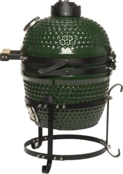 Patton Kamado Keramische Houtskoolbarbecue - 13" - Grilloppervlak Ø 28 Cm - Inclusief Heatdeflector - Groen -Keuken BBQ 848x1200 1