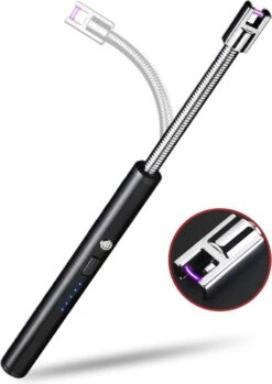 Dailygoods® Elektrische Aansteker - Plasma Aansteker - Oplaadbaar - Gift Set - Zwart -Keuken BBQ 849x1200 1