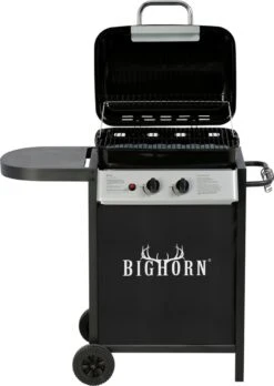 Bighorn Gasbarbecue En Grill – 2 Branders – Zwart -Keuken BBQ 851x1200