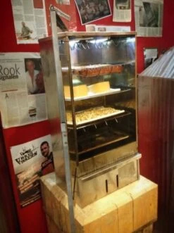 2-L Home & Garden XL Rookoven - RVS - 80x40x28 Cm - 3 Etages -Keuken BBQ 895x1200