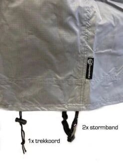 COVER UP HOC Diamond Bbq Hoes Rond - 70x80 Cm - Waterdicht Met Stormbanden En Trekkoord - Geschikt Voor O.a. Kamado, Big Green Egg, Grill Guru, The Bastard, Patton,Weber -Keuken BBQ 900x1200 27