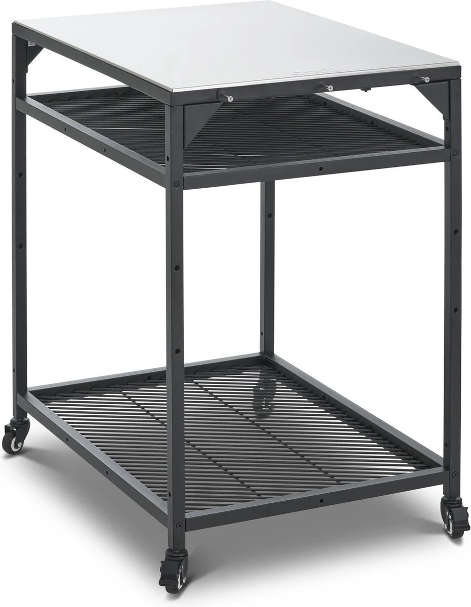 Ooni - Tafel - Medium - Pizza Tafel - 60x80x 90cm - RVS - Zwart 10 Ooni - Tafel - Medium - Pizza Tafel - 60x80x 90cm - RVS - Zwart - Afbeelding 8