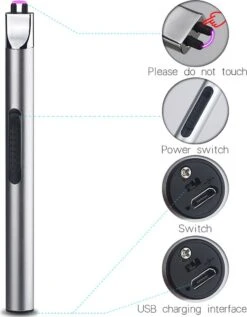 Staza - Oplaadbare Lange Elektrische Aansteker - Duurzame Plasma Aansteker - Inclusief Cadeauverpakking - BBQ - Kaarsen - Zwart 9 Staza - Oplaadbare Lange Elektrische Aansteker - Duurzame Plasma Aansteker - Inclusief Cadeauverpakking - BBQ - Kaarsen - Zwart -Keuken BBQ 936x1200