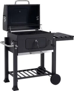 Tepro Toronto Click Barbecue Bbq Houtskool - Grilloppervlak (LxB) 56 X 42 Cm - Met Thermometer In De Deksel - RVS - Houtskoolbarbecue -Keuken BBQ 980x1200