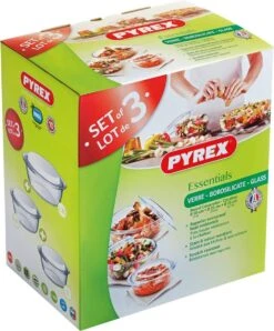 Pyrex Optimum Ovenschalenset 1,4 L - 2,1 L - 3 L - 21 X 18 X 8 Cm - 24 X 20 X 10 Cm - 27 X 23 X 11 Cm -Keuken BBQ 993x1200 1