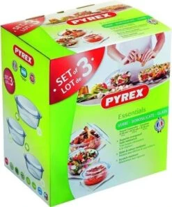 Pyrex 3x Ronde Glazen Ovenschalen Met Deksel 1,4/2,1/3 Liter - Ovenschaal/braadslede - Ovenschotel Schalen - Bakvorm 7 Pyrex 3x Ronde Glazen Ovenschalen Met Deksel 1,4/2,1/3 Liter - Ovenschaal/braadslede - Ovenschotel Schalen - Bakvorm -Keuken BBQ 994x1200 2