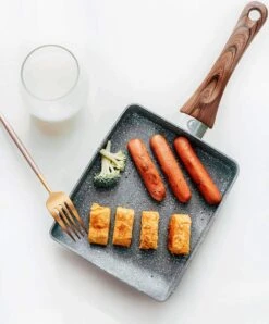 Zaigon All In 1 Pan - Inductie + Vaatwasmachinebestendig - Kleine Pan - Omeletpan - Tamagoyaki Pan - Tamago Pan - Vierkante Pan - Sushi Pan - Vierkante Pan -Keuken BBQ 994x1200 5